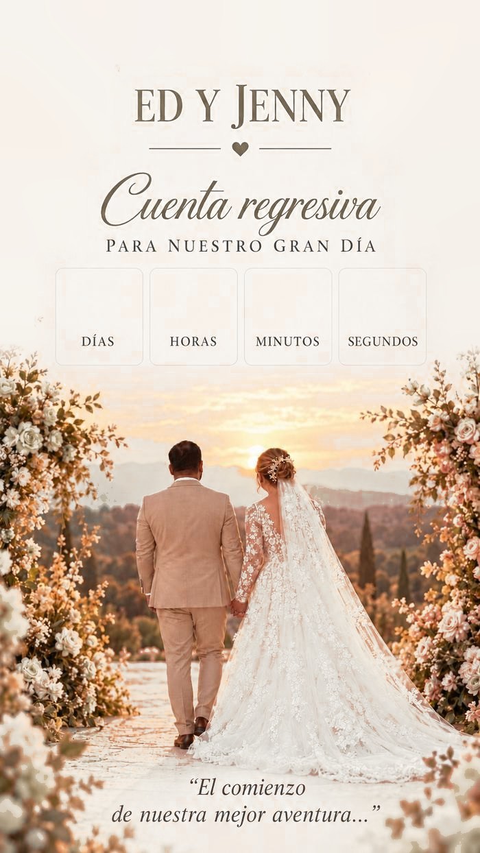 Cuenta regresiva para nuestro gran día